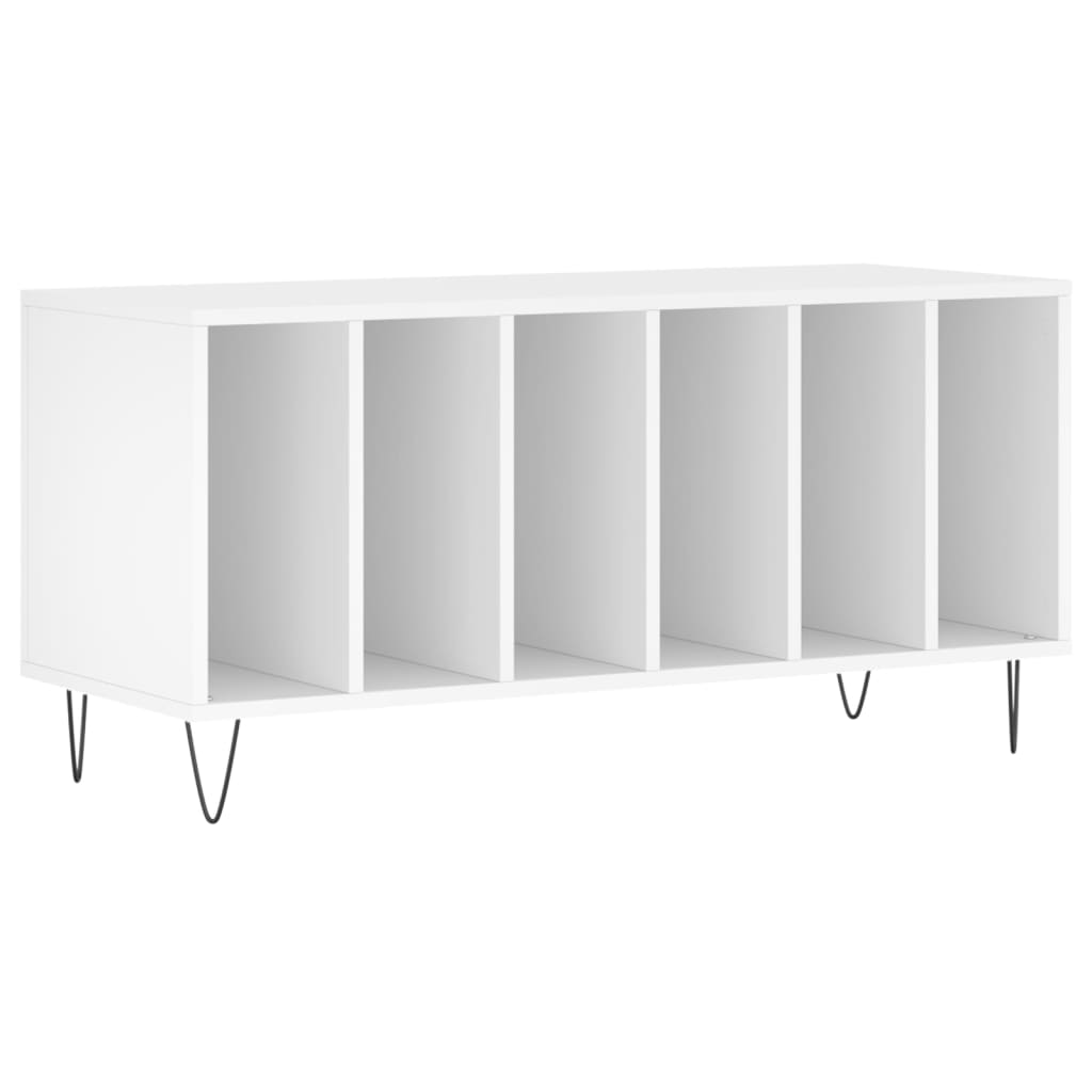 vidaXL Szafka na płyty, biała, 100x38x48 cm, materiał drewnopochodny
