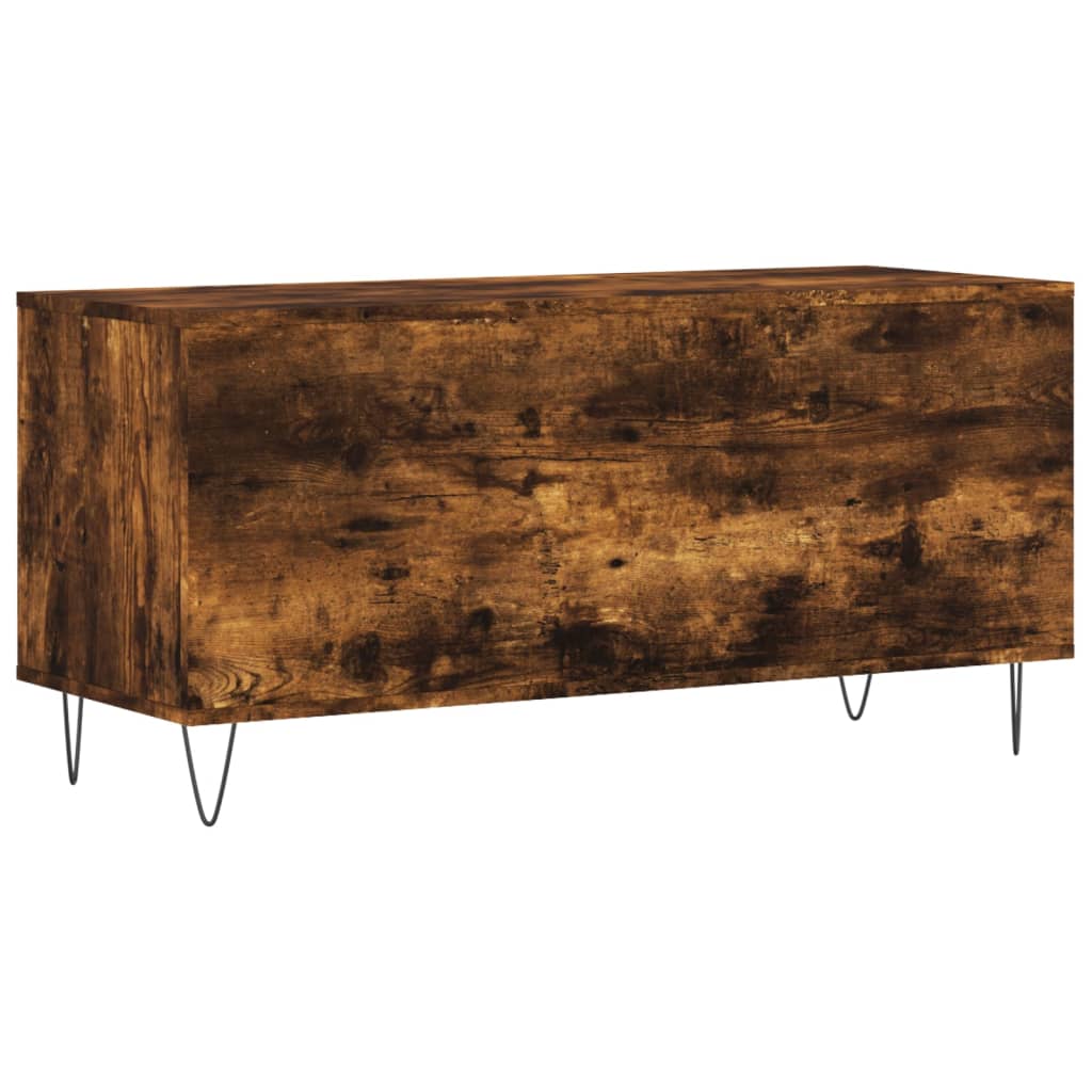 vidaXL Szafka na płyty, przydymiony dąb, 100x38x48 cm