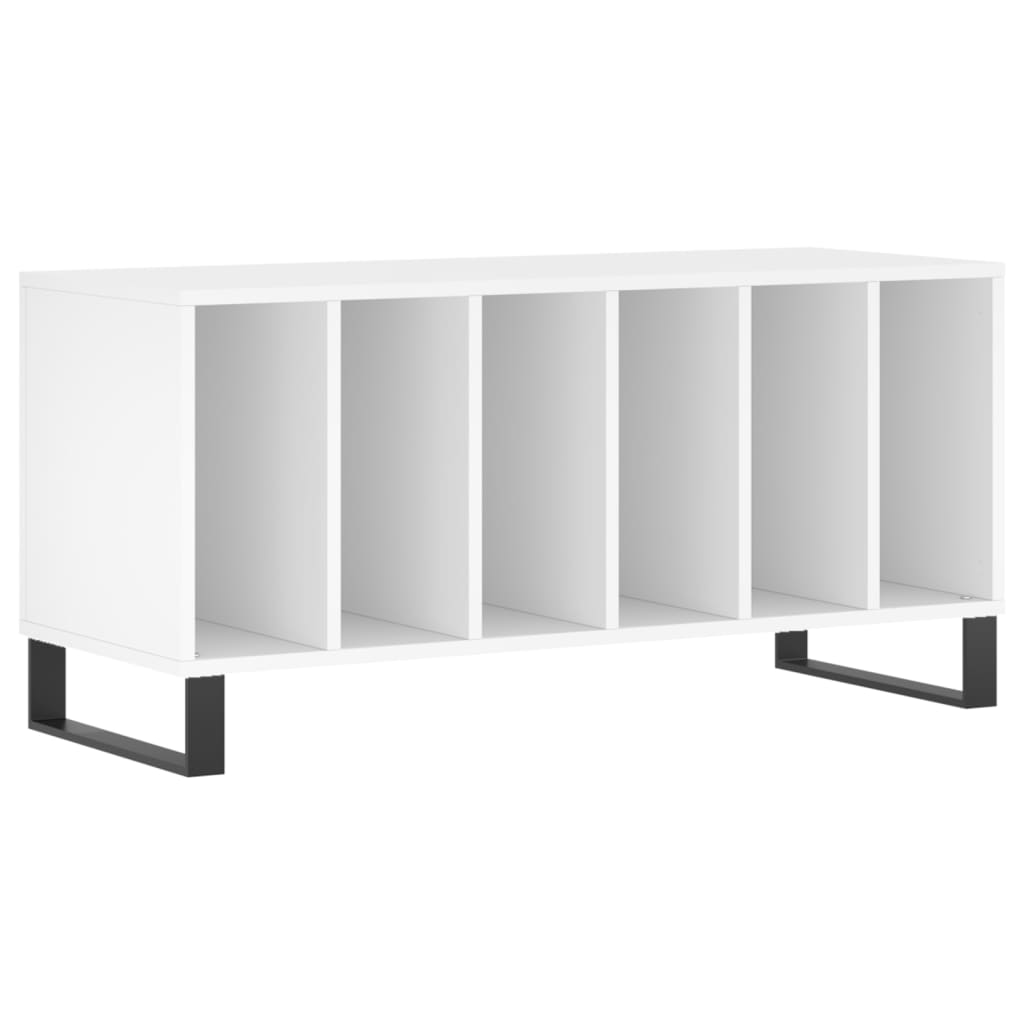 vidaXL Szafka na płyty, biała, 100x38x48 cm, materiał drewnopochodny