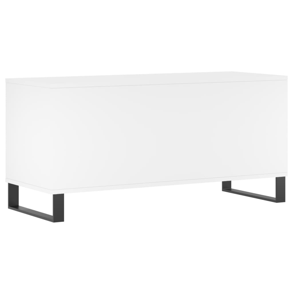 vidaXL Szafka na płyty, biała, 100x38x48 cm, materiał drewnopochodny