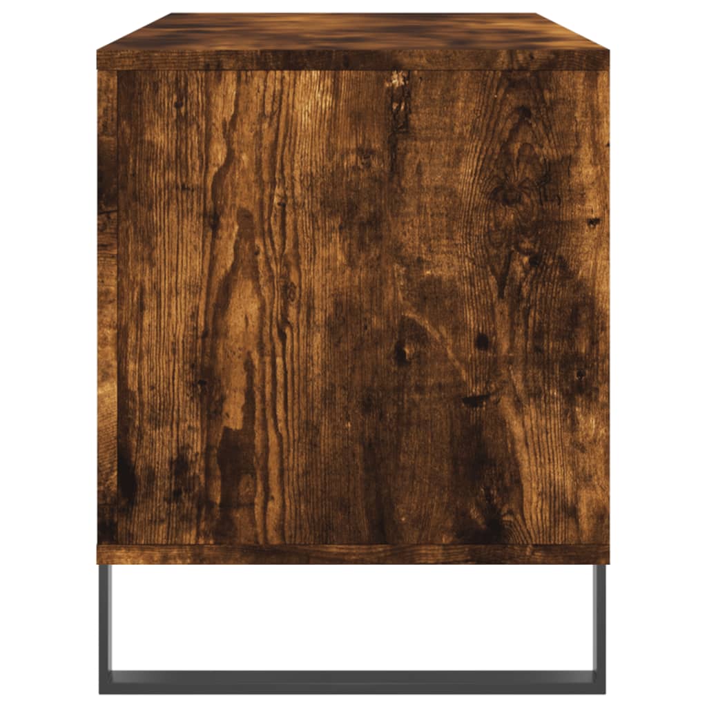 vidaXL Szafka na płyty, przydymiony dąb, 100x38x48 cm