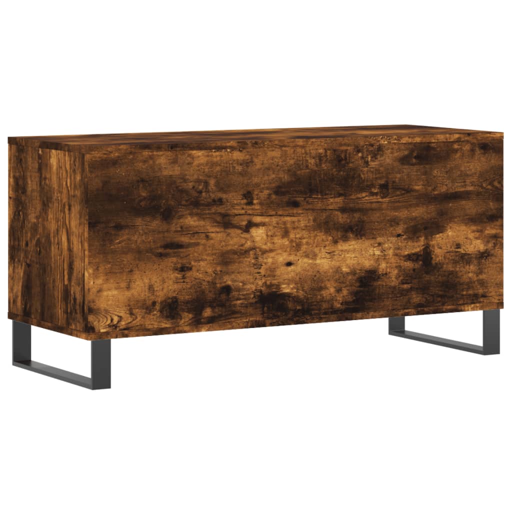 vidaXL Szafka na płyty, przydymiony dąb, 100x38x48 cm