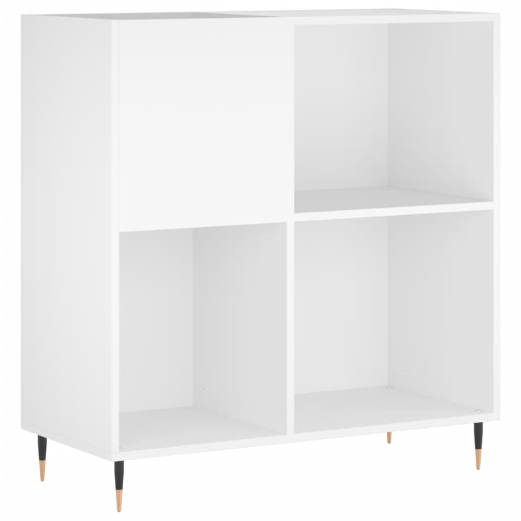 vidaXL Szafka na płyty, biała, 84,5x38x89 cm, materiał drewnopochodny