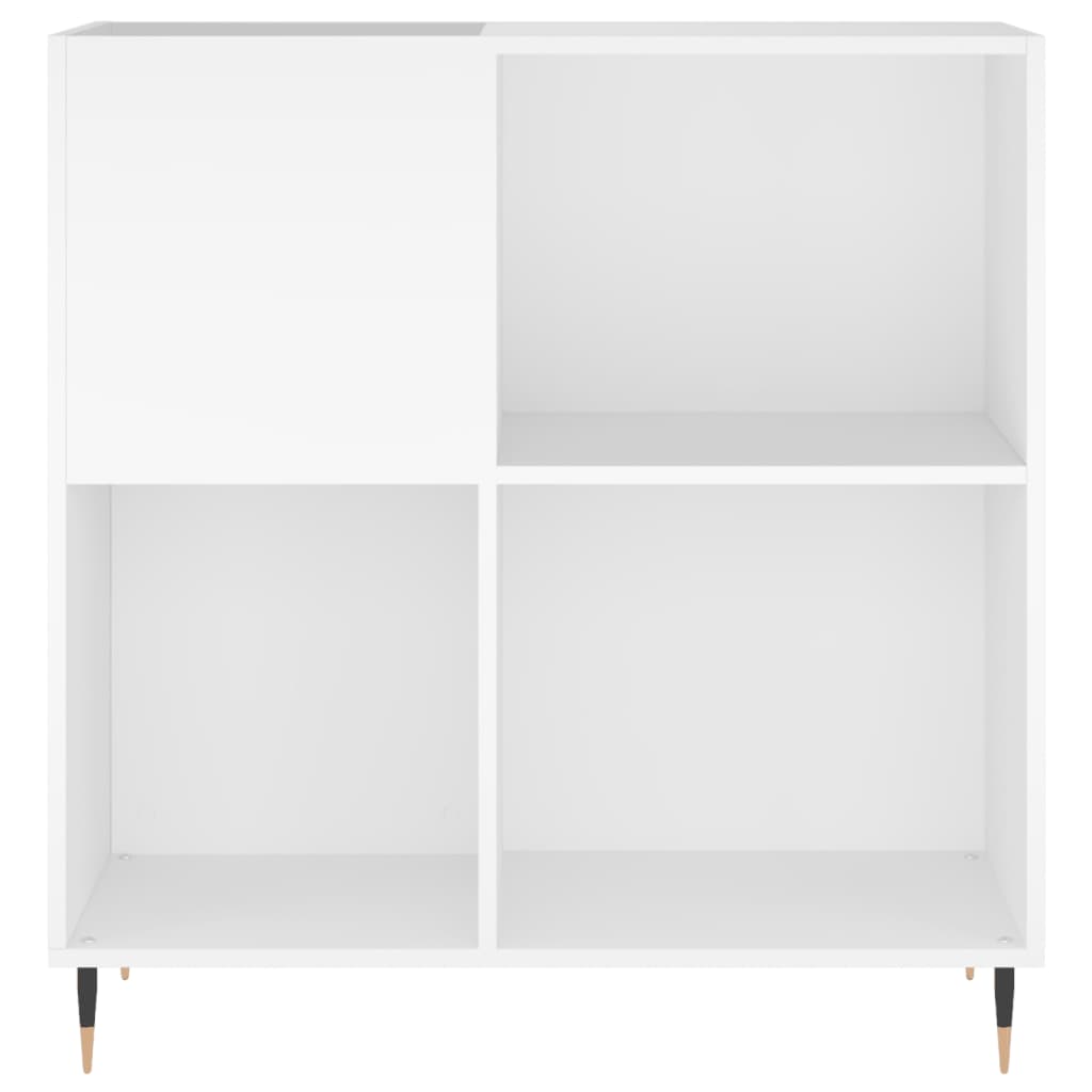 vidaXL Szafka na płyty, biała, 84,5x38x89 cm, materiał drewnopochodny