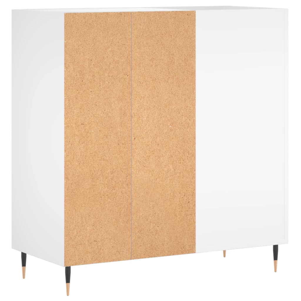 vidaXL Szafka na płyty, biała, 84,5x38x89 cm, materiał drewnopochodny