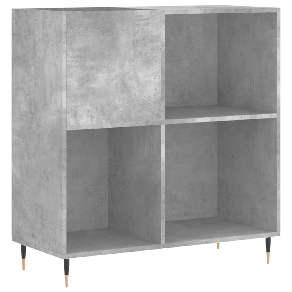 vidaXL Szafka na płyty, szarość betonu, 84,5x38x89 cm