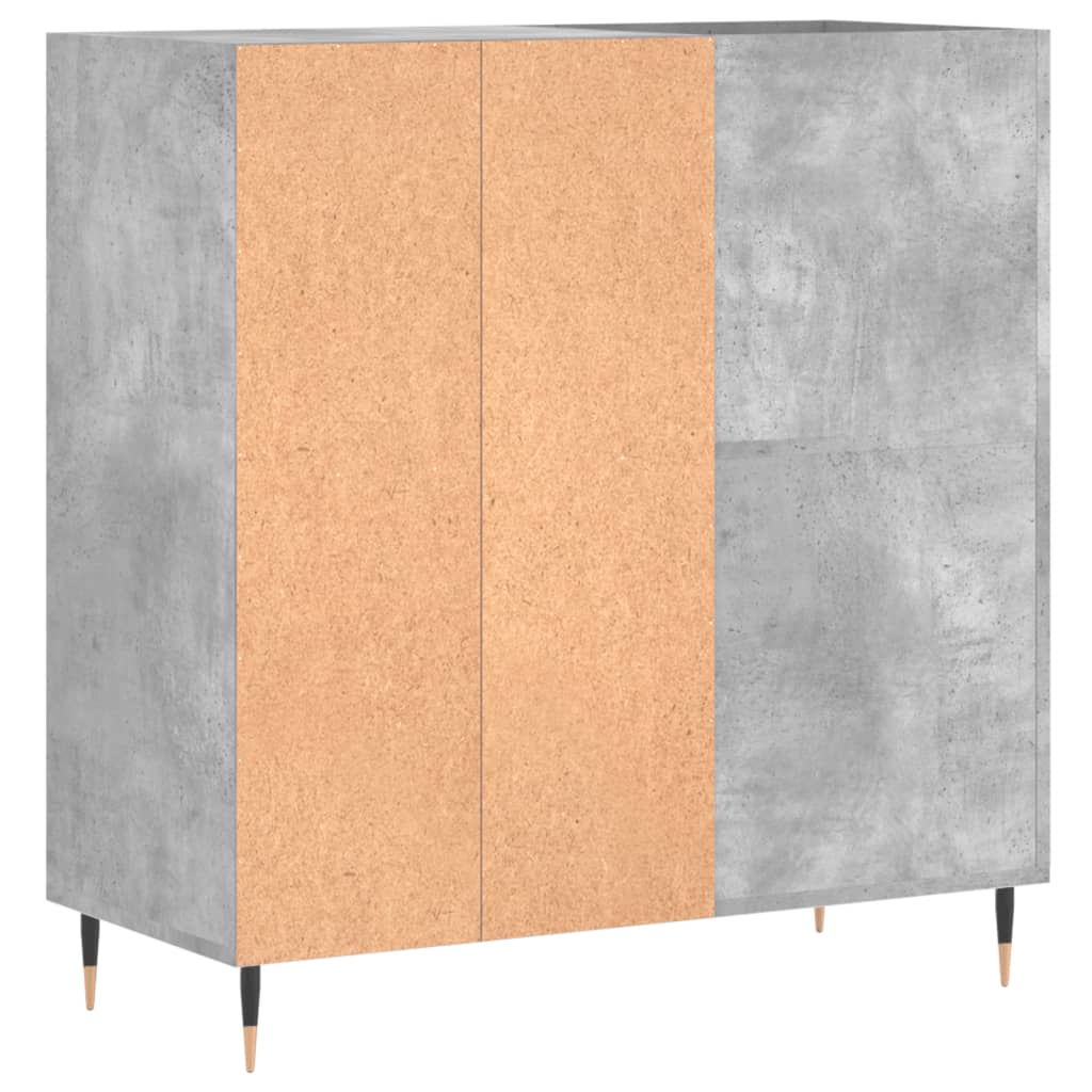 vidaXL Szafka na płyty, szarość betonu, 84,5x38x89 cm