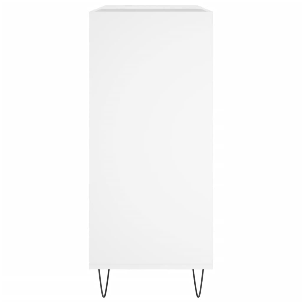 vidaXL Szafka na płyty, biała, 84,5x38x89 cm, materiał drewnopochodny