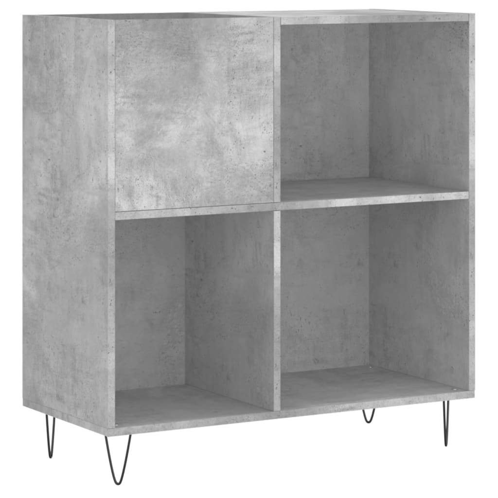 vidaXL Szafka na płyty, szarość betonu, 84,5x38x89 cm