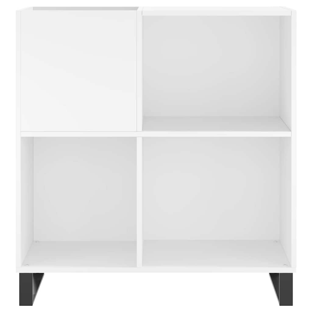 vidaXL Szafka na płyty, biała, 84,5x38x89 cm, materiał drewnopochodny