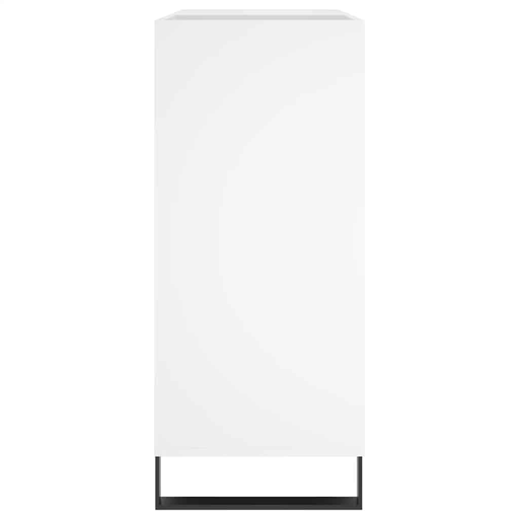 vidaXL Szafka na płyty, biała, 84,5x38x89 cm, materiał drewnopochodny