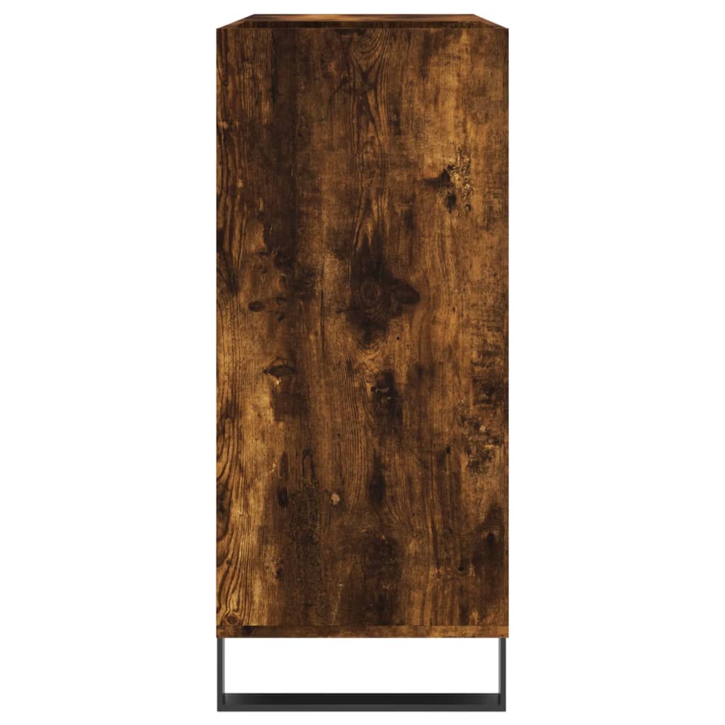 vidaXL Szafka na płyty, przydymiony dąb, 84,5x38x89 cm