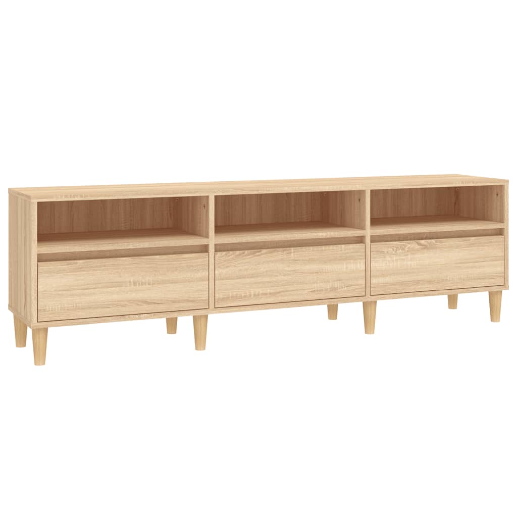 vidaXL Szafka pod TV, dąb sonoma, 150x30x44,5 cm