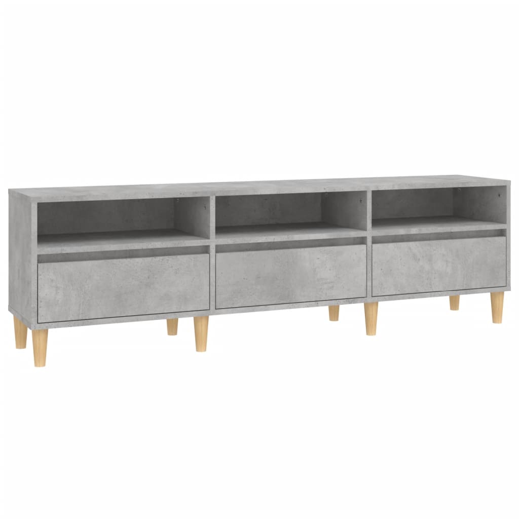 vidaXL Szafka pod TV, szarość betonu, 150x30x44,5 cm