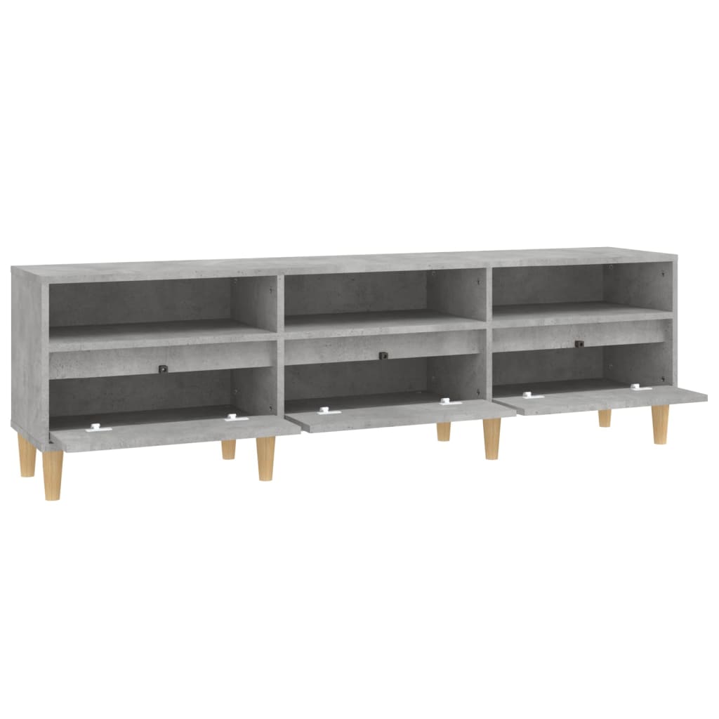 vidaXL Szafka pod TV, szarość betonu, 150x30x44,5 cm