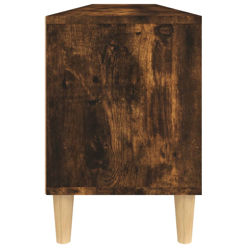 vidaXL Szafka pod TV, przydymiony dąb, 150x30x44,5 cm