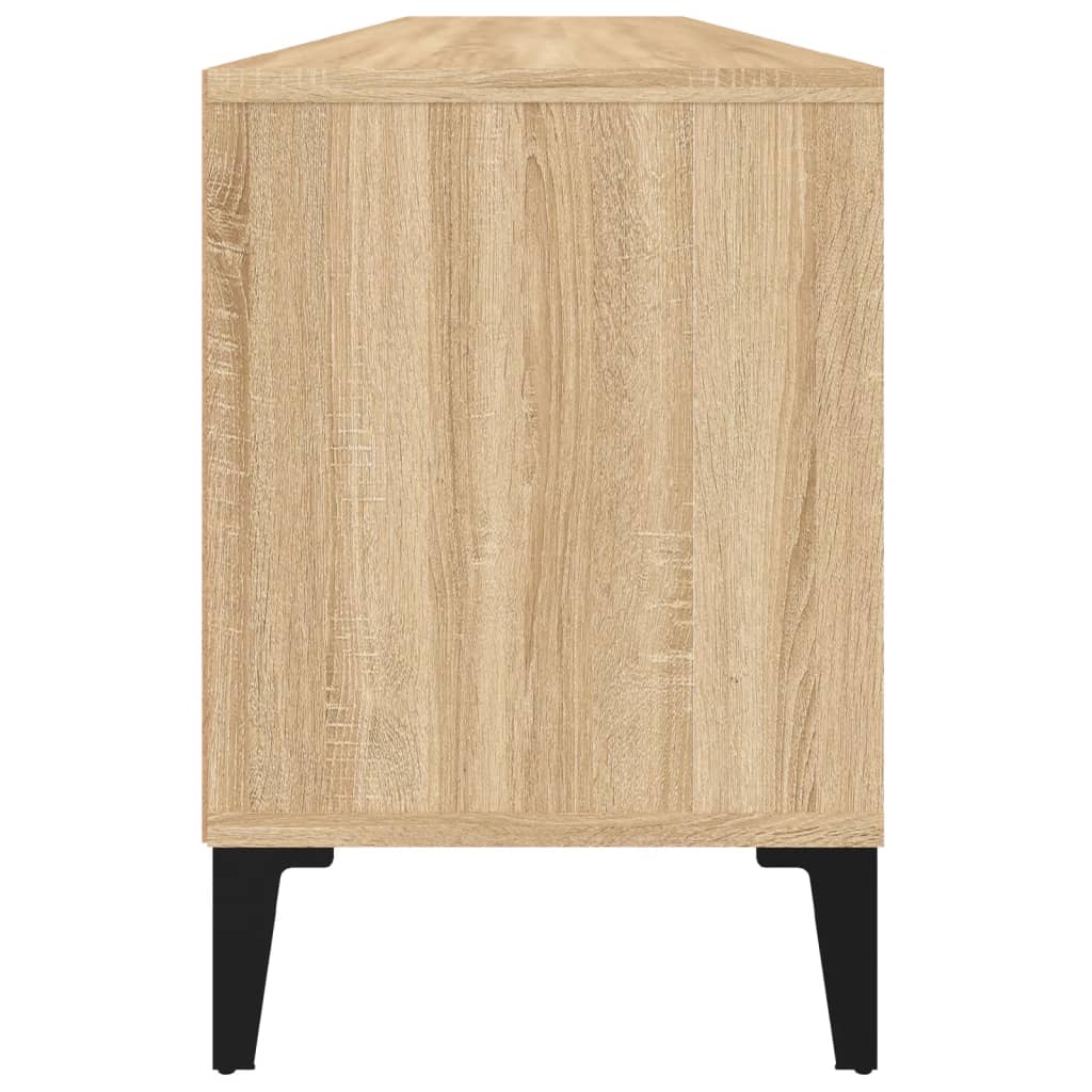 vidaXL Szafka pod TV, dąb sonoma, 150x30x44,5 cm