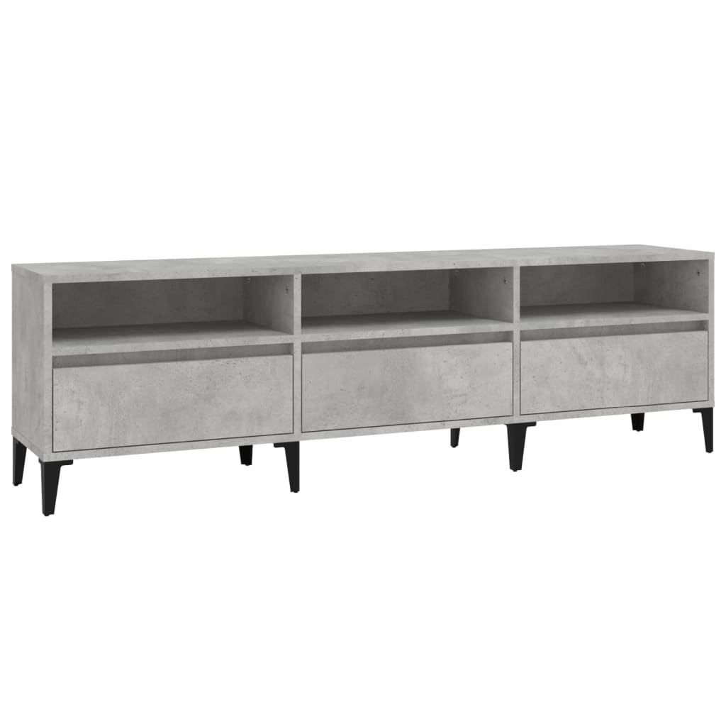 vidaXL Szafka pod TV, szarość betonu, 150x30x44,5 cm
