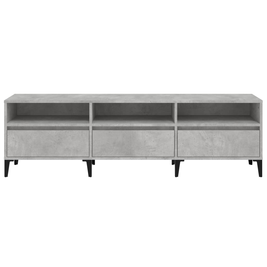 vidaXL Szafka pod TV, szarość betonu, 150x30x44,5 cm