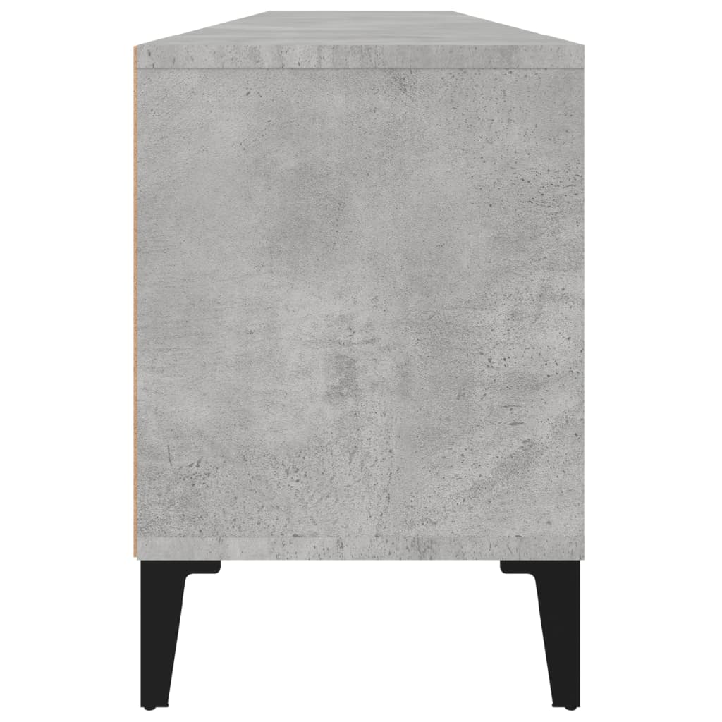 vidaXL Szafka pod TV, szarość betonu, 150x30x44,5 cm