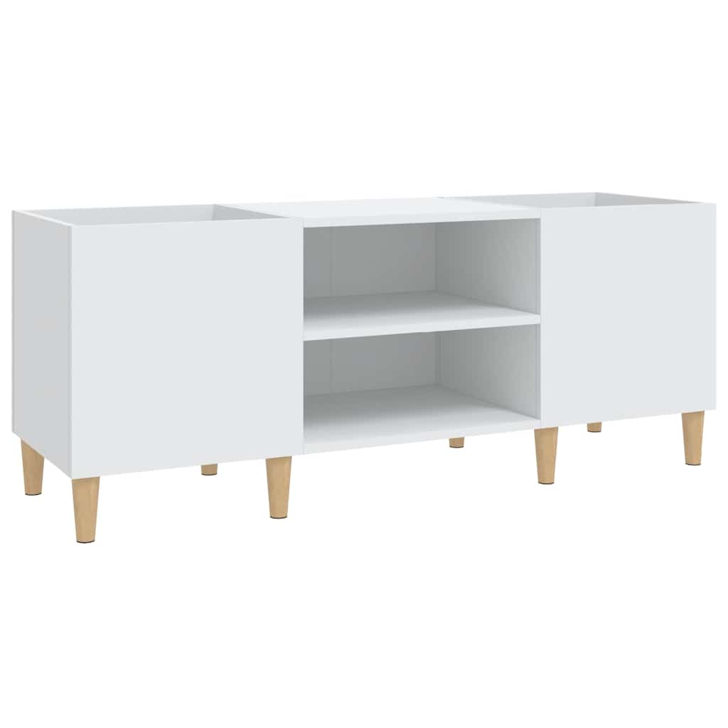 vidaXL Szafka na płyty, biała, 121x38x48 cm, drewno konstrukcyjne