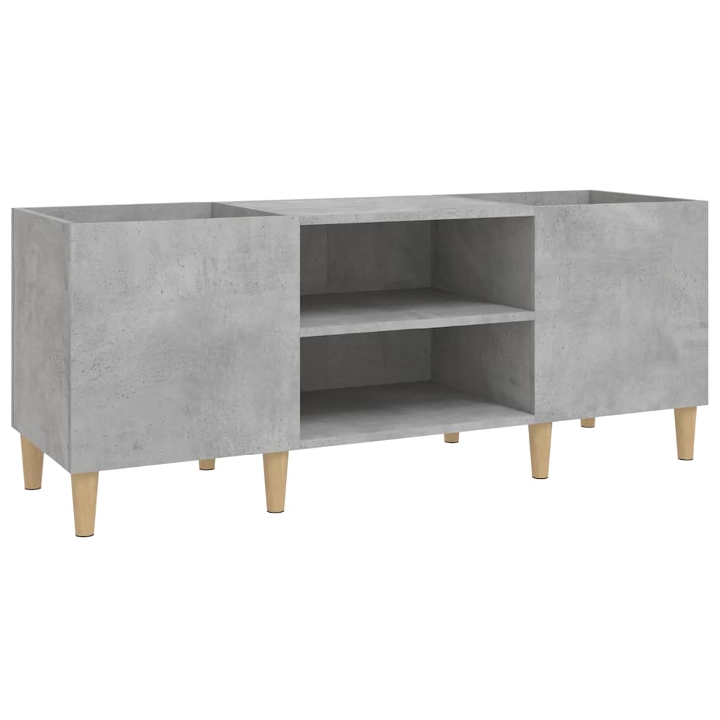 vidaXL Szafka na płyty, szarość betonu, 121x38x48 cm