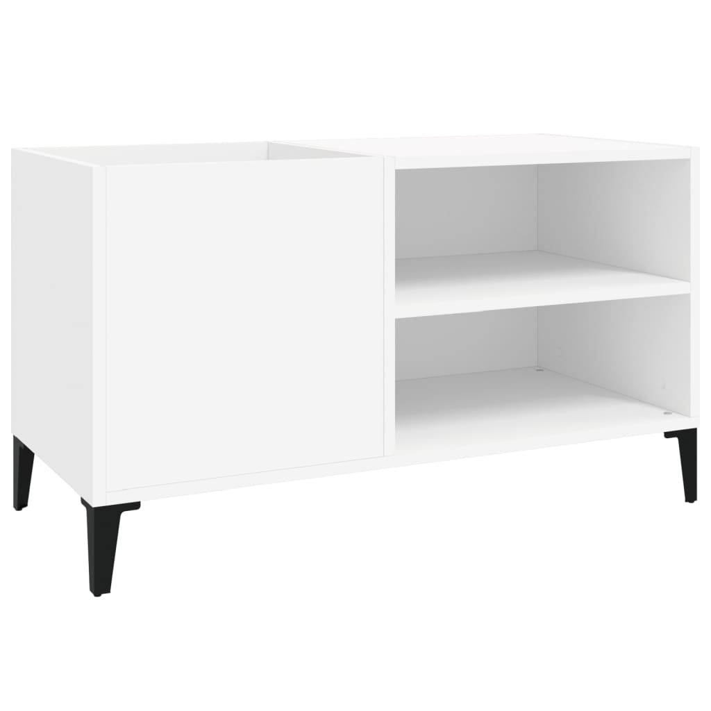 vidaXL Szafka na płyty, biała, 84,5x38x48 cm, materiał drewnopochodny
