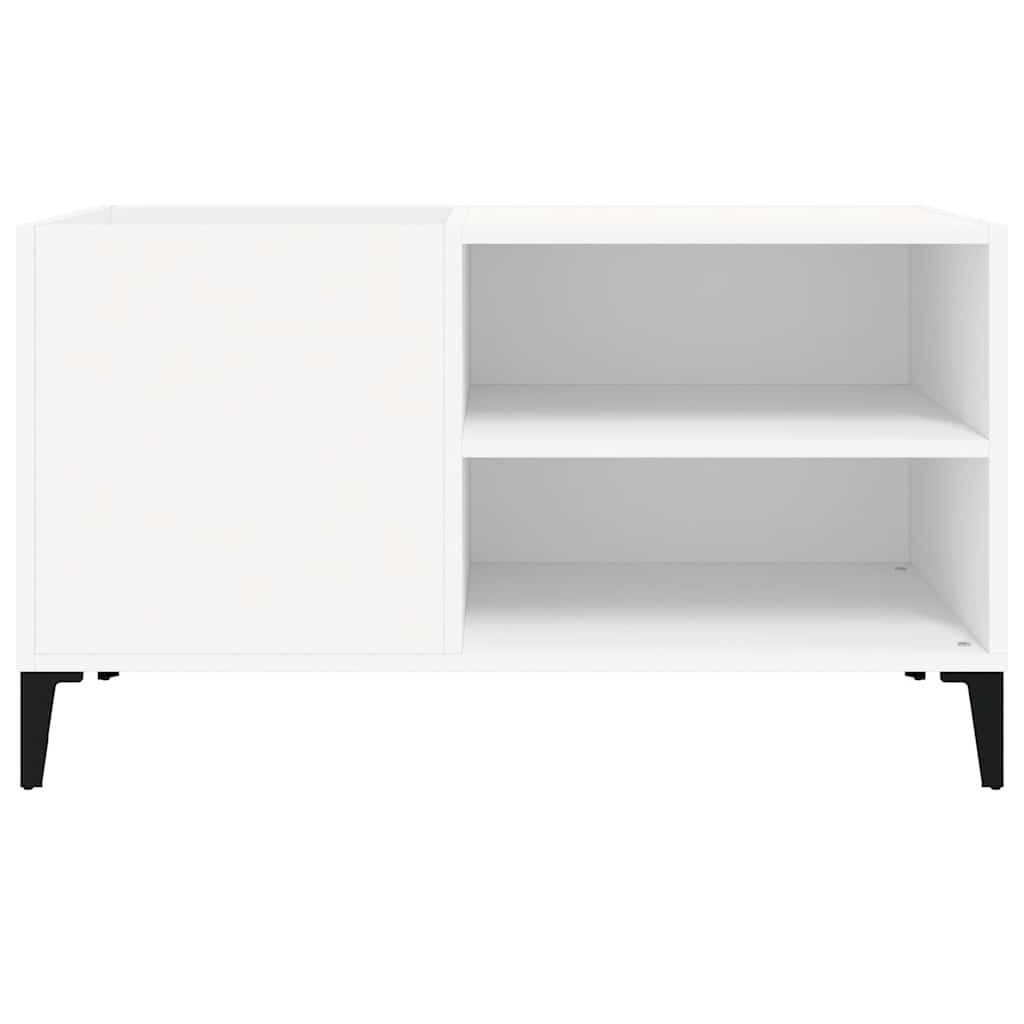 vidaXL Szafka na płyty, biała, 84,5x38x48 cm, materiał drewnopochodny