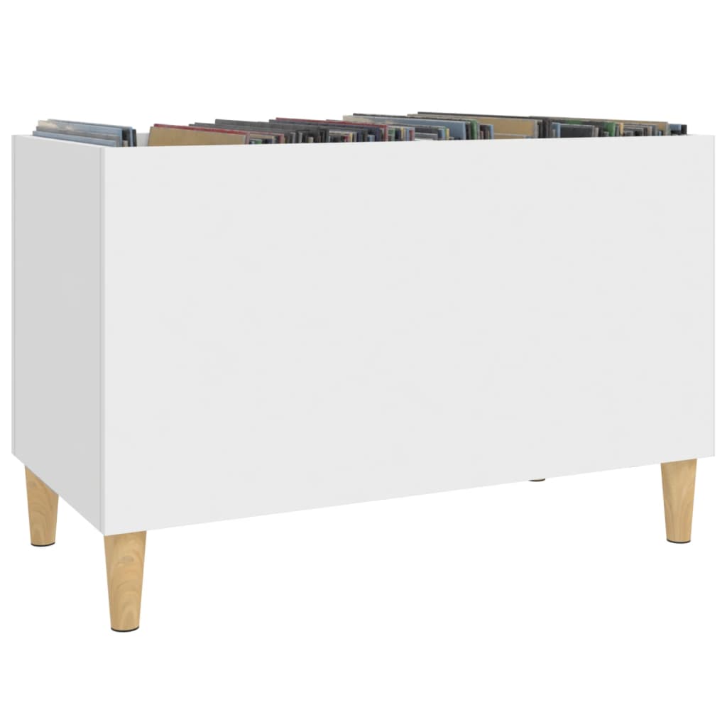 vidaXL Szafka na płyty, biała, 74,5x38x48 cm, materiał drewnopochodny