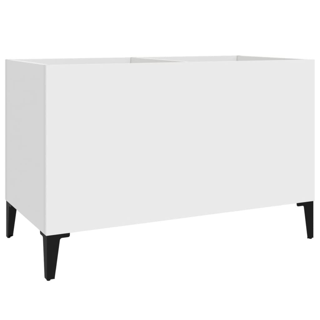 vidaXL Szafka na płyty, biała, 74,5x38x48 cm, materiał drewnopochodny