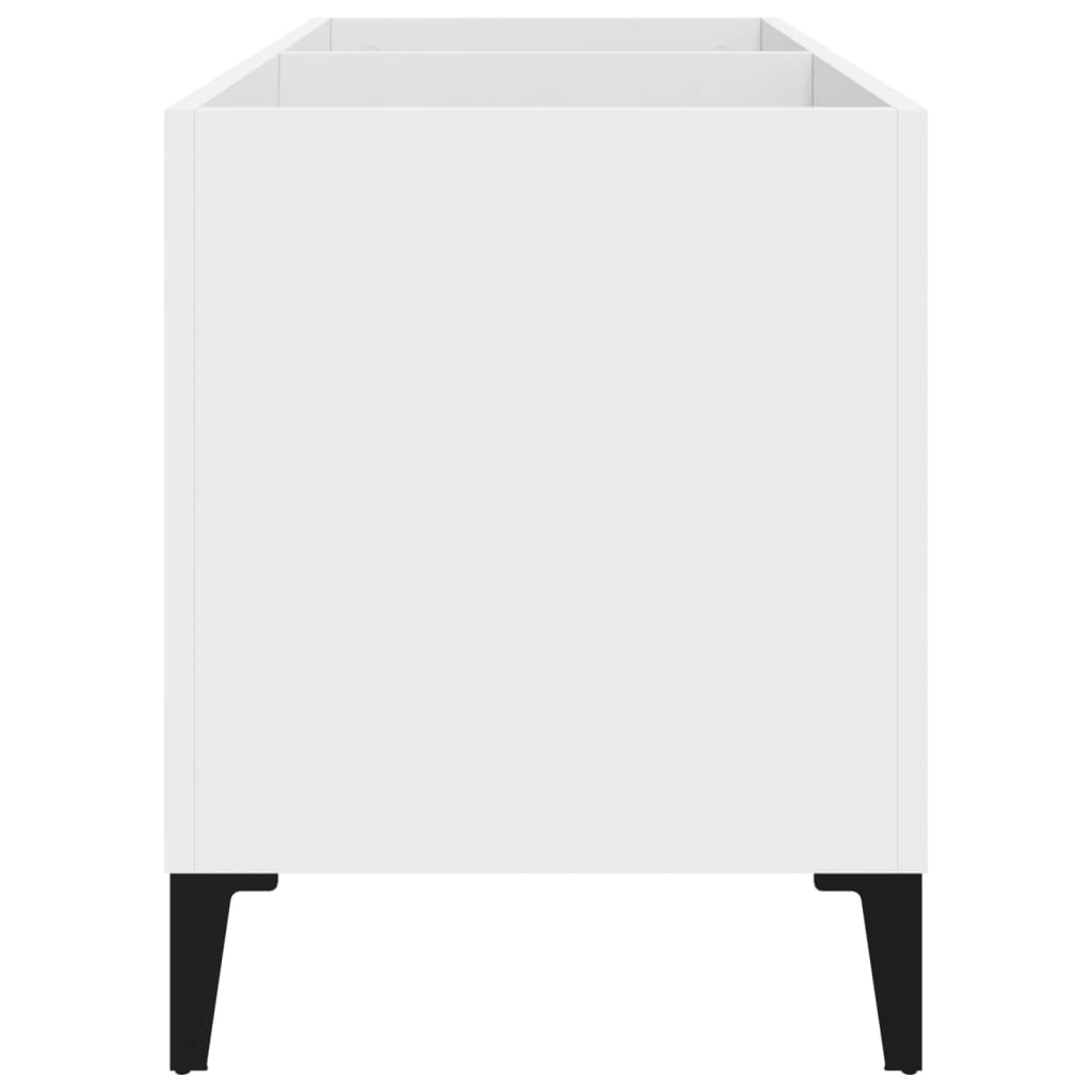 vidaXL Szafka na płyty, biała, 74,5x38x48 cm, materiał drewnopochodny