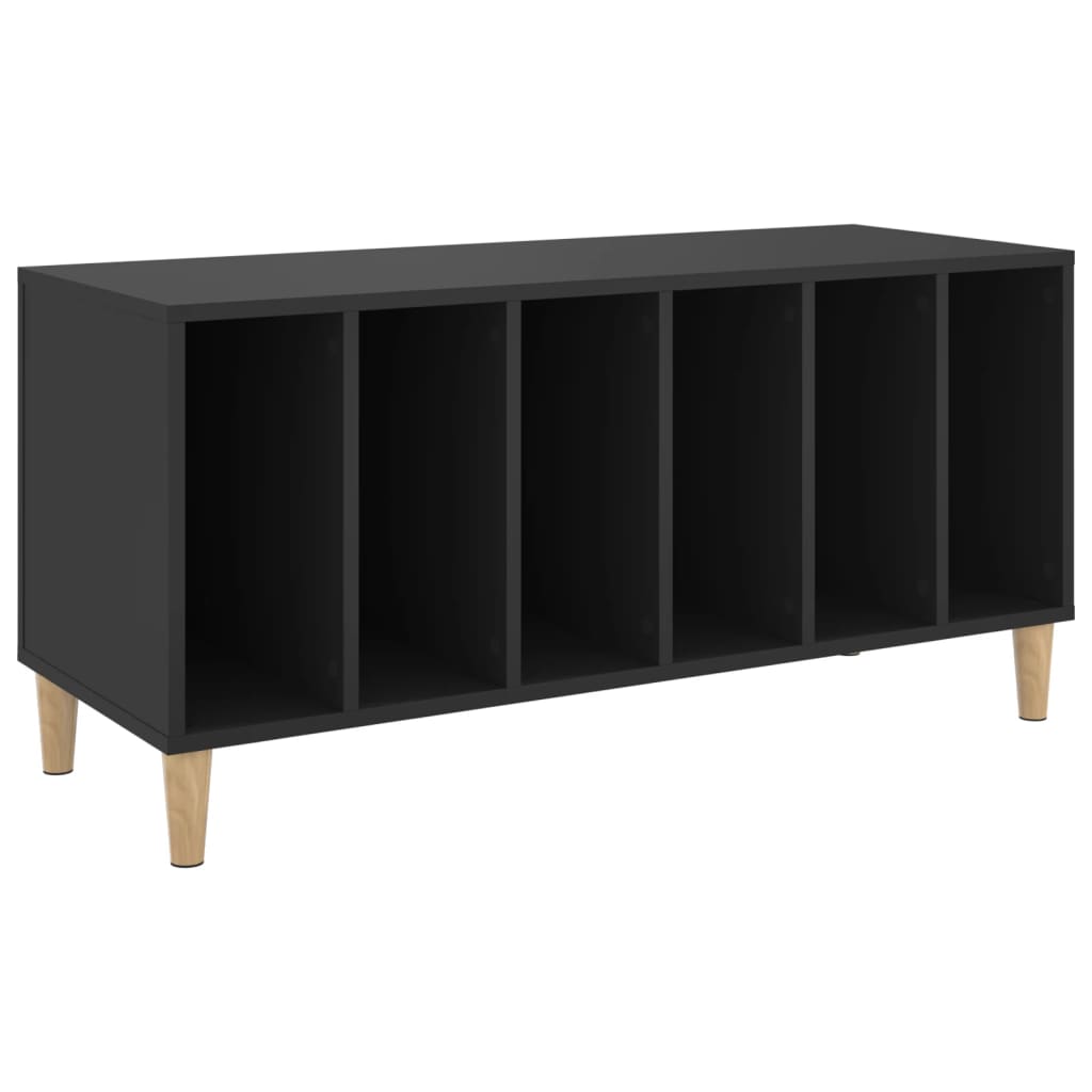 vidaXL Szafka na płyty, czarna, 100x38x48 cm, materiał drewnopochodny