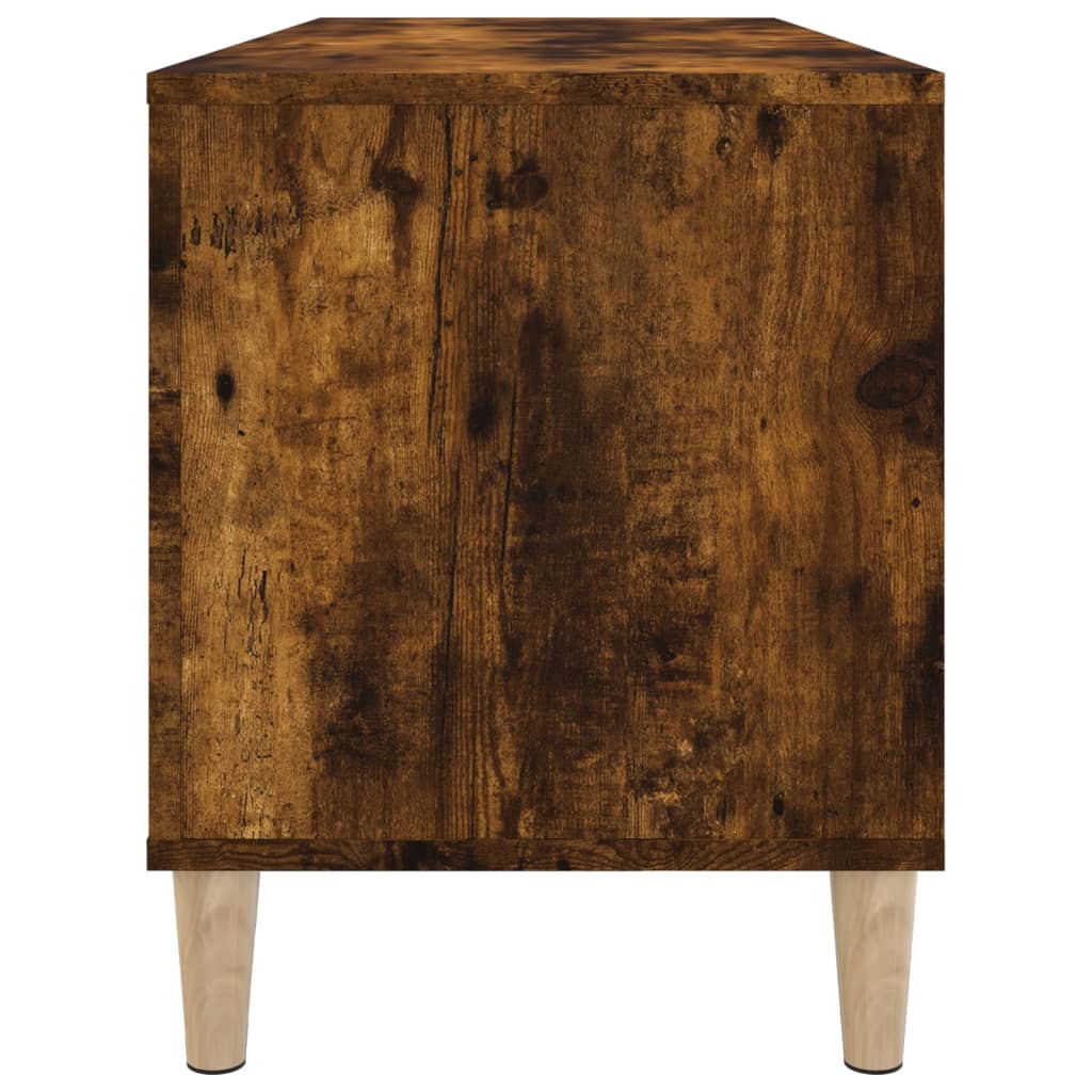 vidaXL Szafka na płyty, przydymiony dąb, 100x38x48 cm