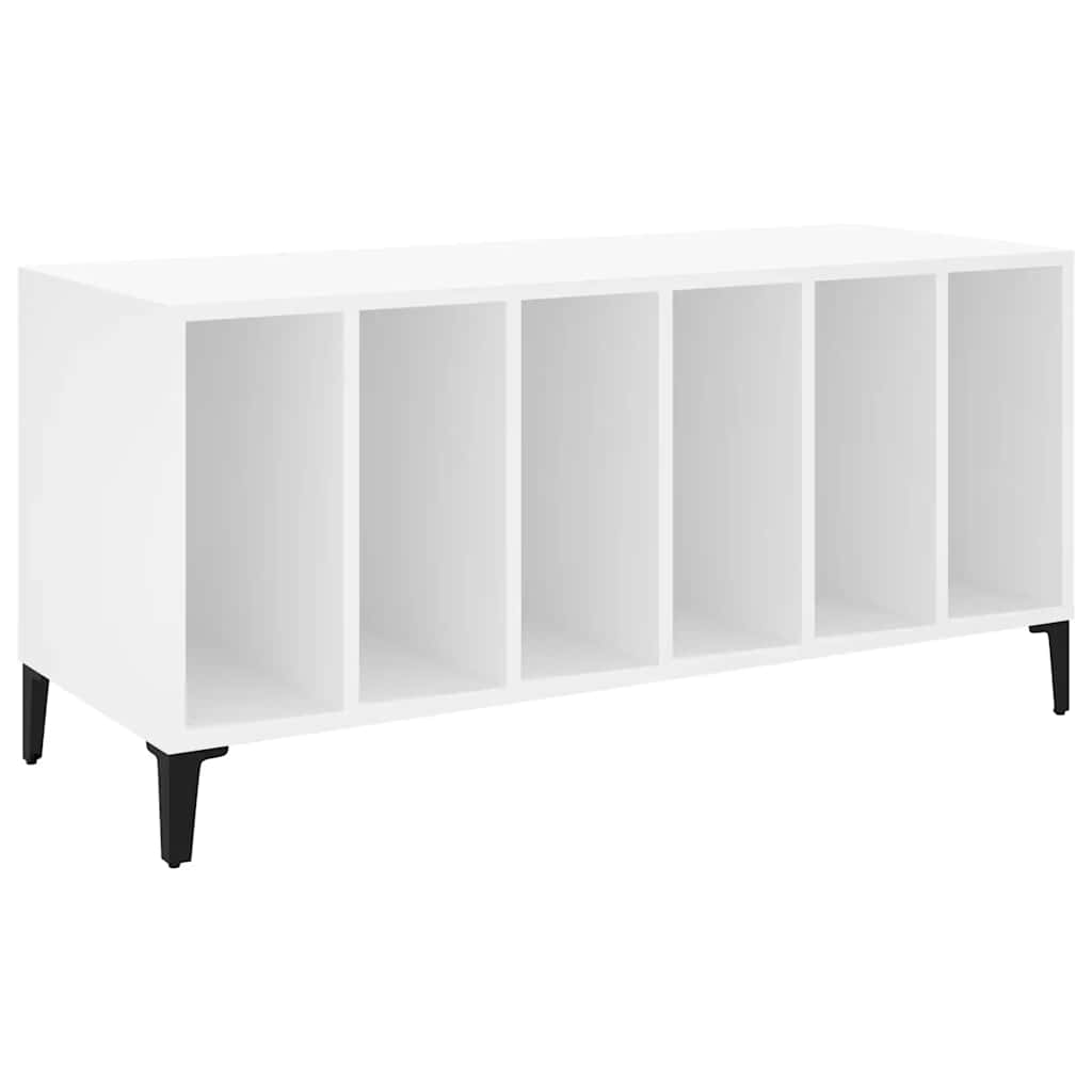 vidaXL Szafka na płyty, biała, 100x38x48 cm, materiał drewnopochodny