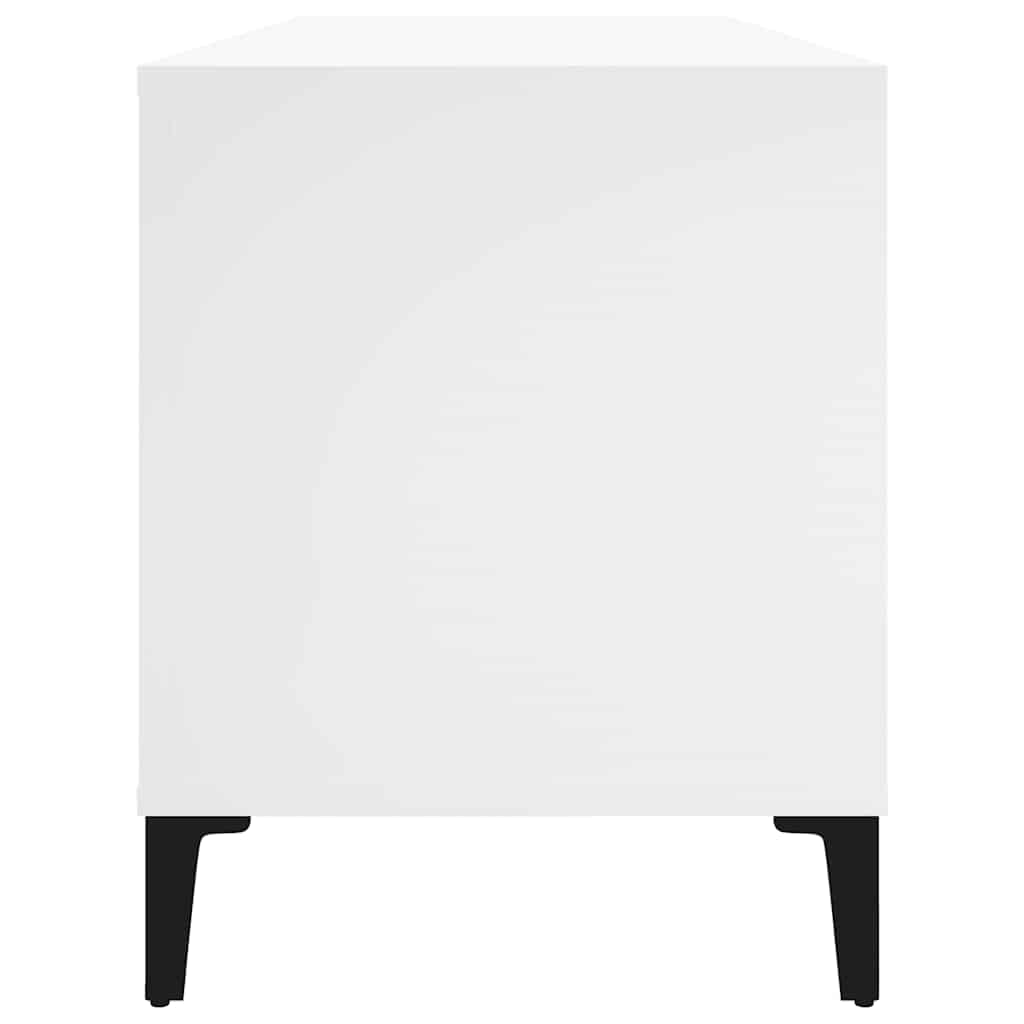 vidaXL Szafka na płyty, biała, 100x38x48 cm, materiał drewnopochodny