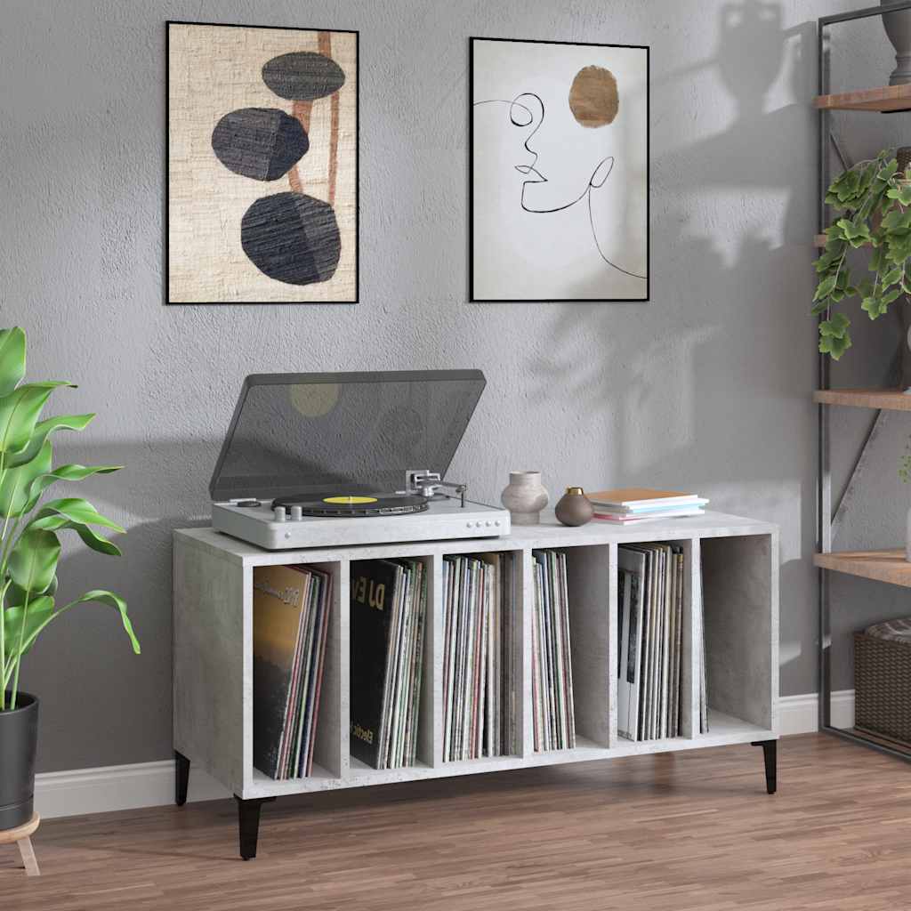 vidaXL Szafka na płyty, szarość betonu, 100x38x48 cm