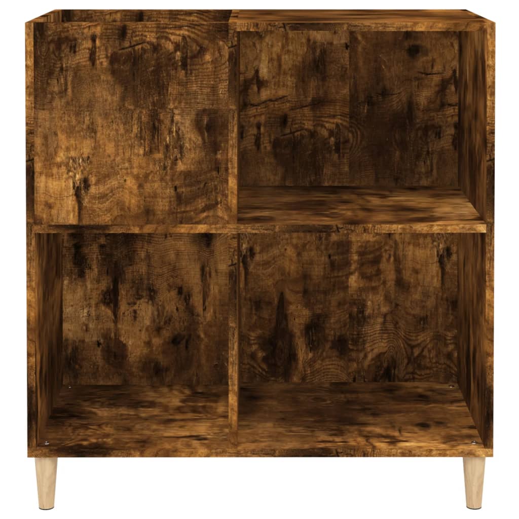 vidaXL Szafka na płyty, przydymiony dąb, 84,5x38x89 cm
