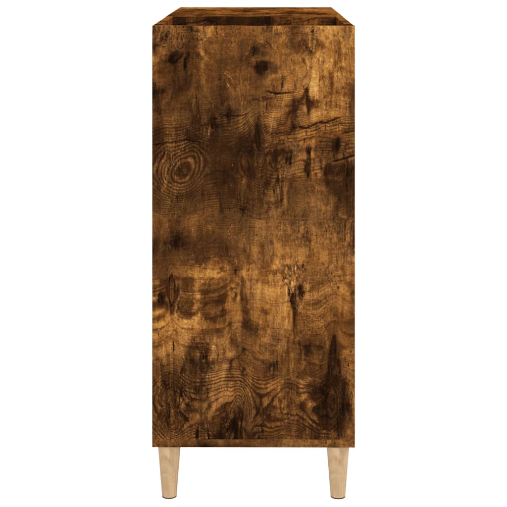 vidaXL Szafka na płyty, przydymiony dąb, 84,5x38x89 cm