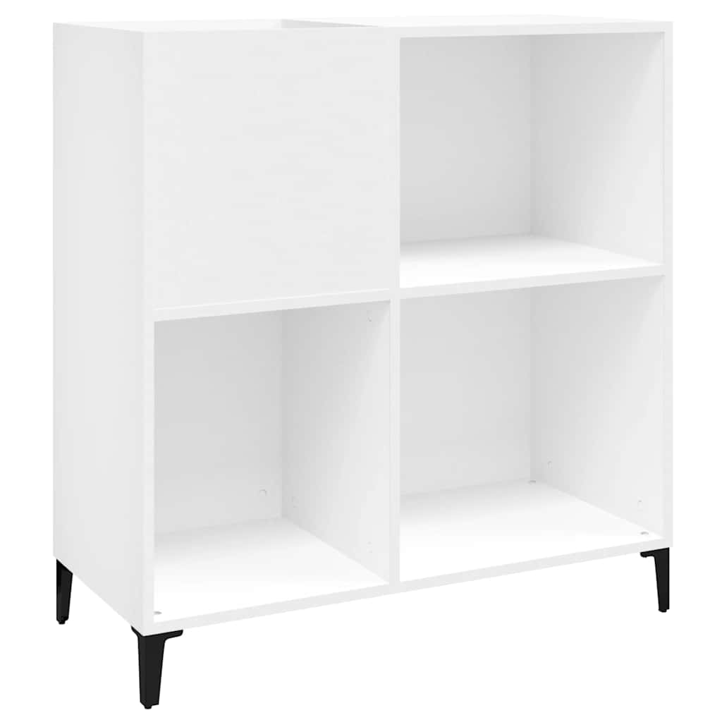 vidaXL Szafka na płyty, biała, 84,5x38x89 cm, materiał drewnopochodny
