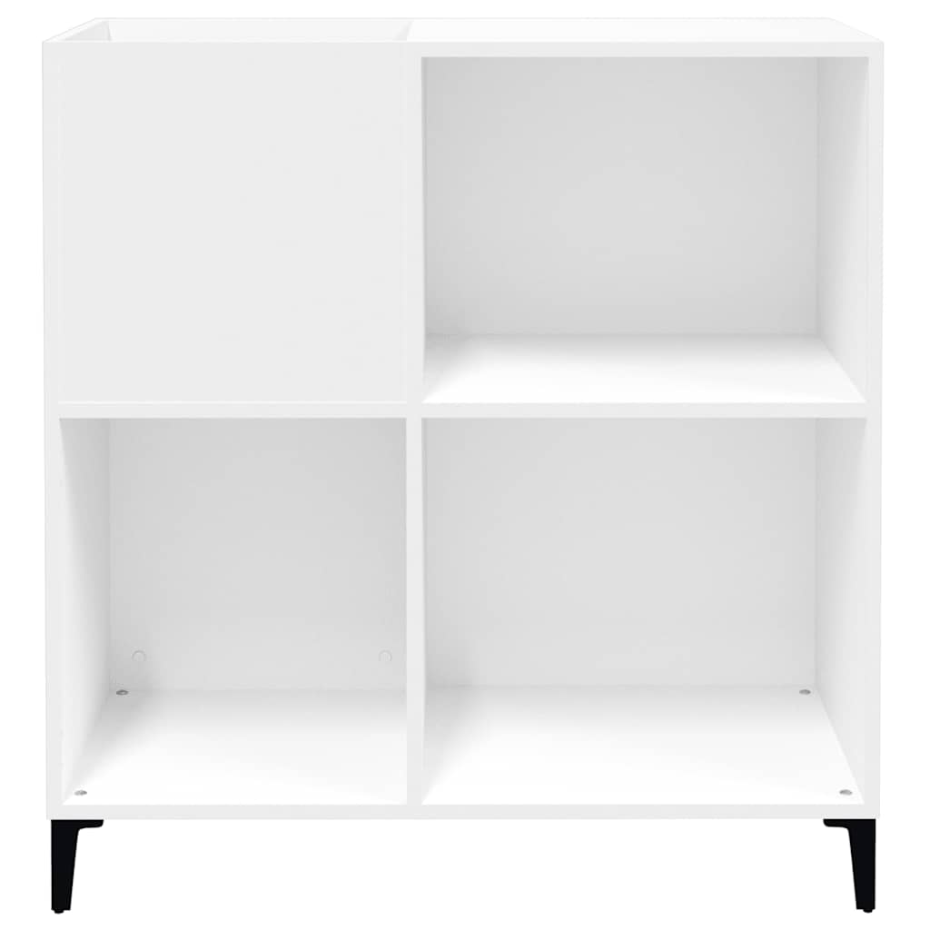 vidaXL Szafka na płyty, biała, 84,5x38x89 cm, materiał drewnopochodny