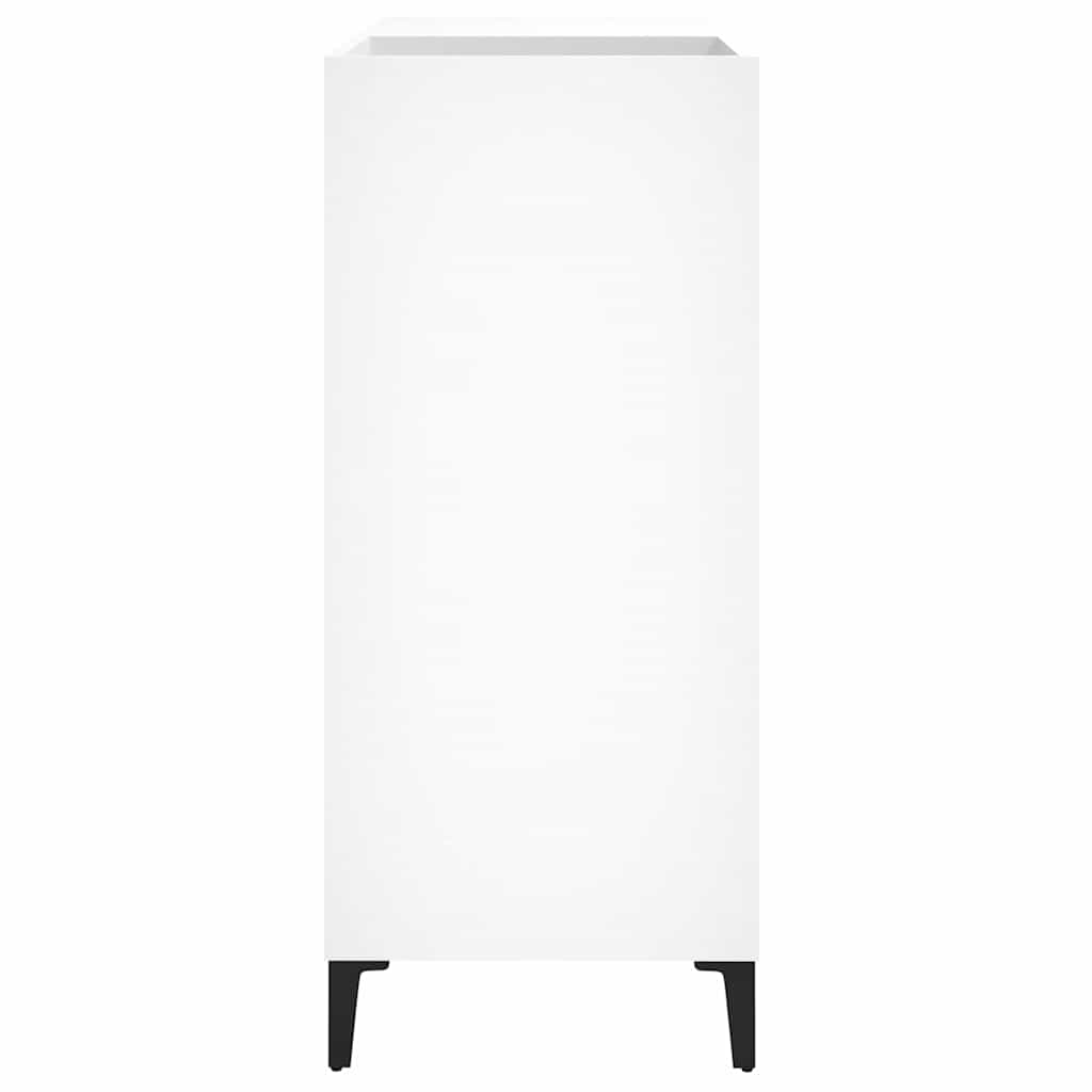 vidaXL Szafka na płyty, biała, 84,5x38x89 cm, materiał drewnopochodny