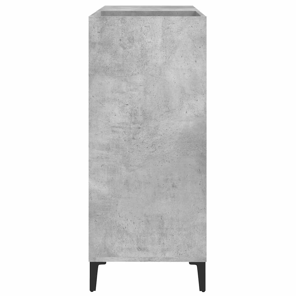 vidaXL Szafka na płyty, szarość betonu, 84,5x38x89 cm