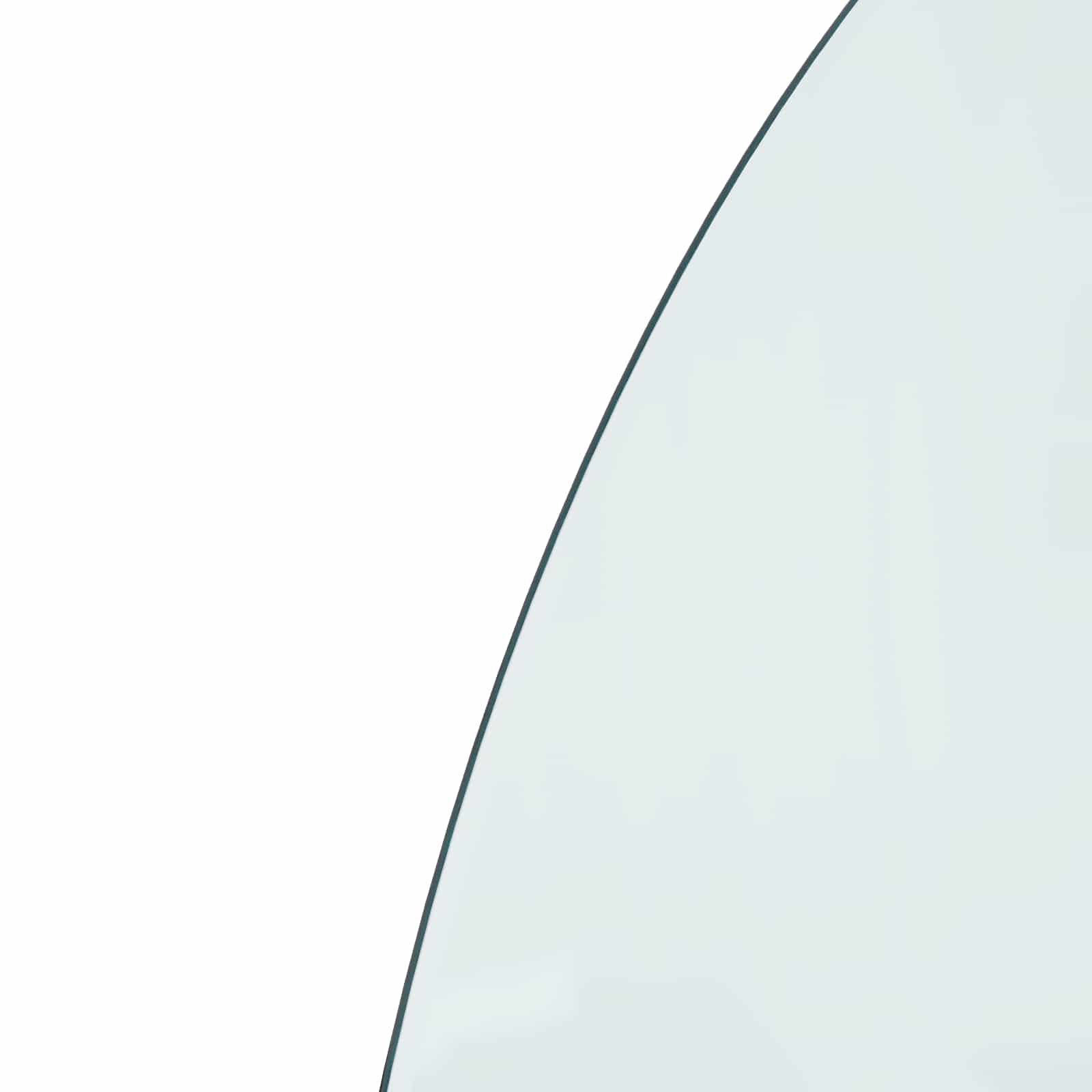 vidaXL Szklana płyta kominkowa przezroczysty 800 x 500 mm Szkło