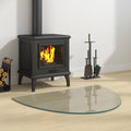 vidaXL Szklana płyta kominkowa przezroczysty 800 x 600 mm Szkło