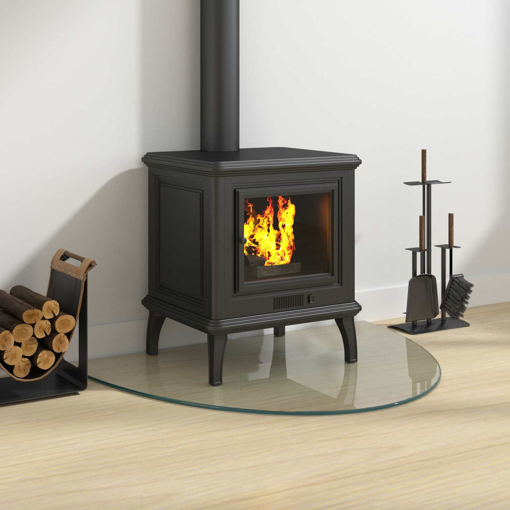 vidaXL Szklana płyta kominkowa przezroczysty 800 x 600 mm Szkło