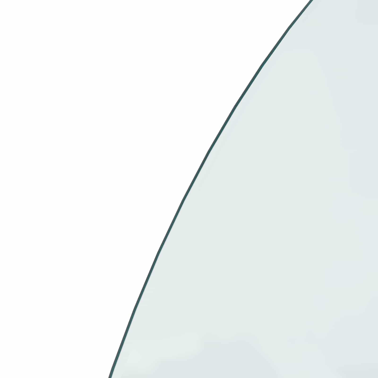 vidaXL Szklana płyta kominkowa przezroczysty 1000 x 600 mm Szkło