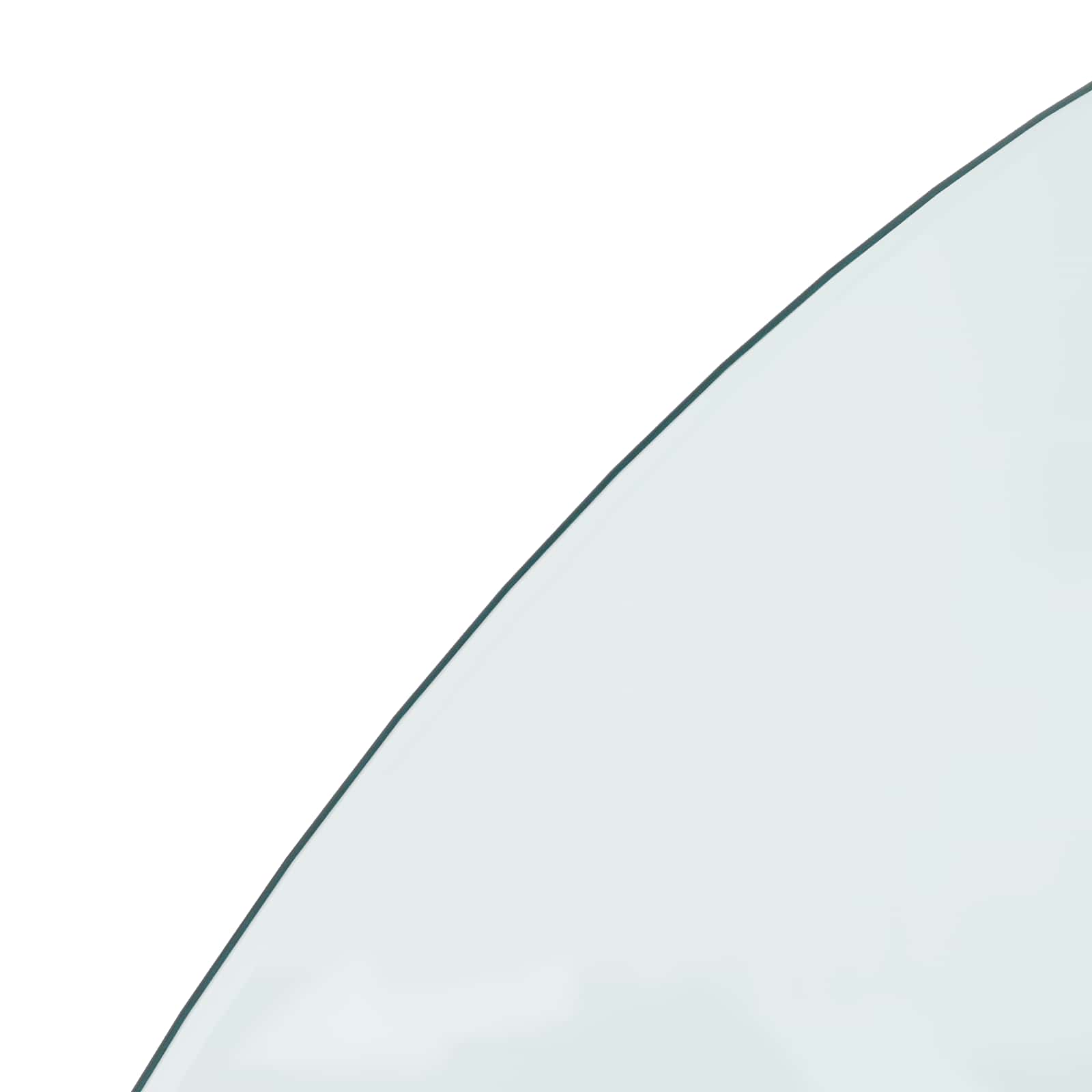 vidaXL Szklana płyta kominkowa przezroczysty 1200 x 500 mm Szkło