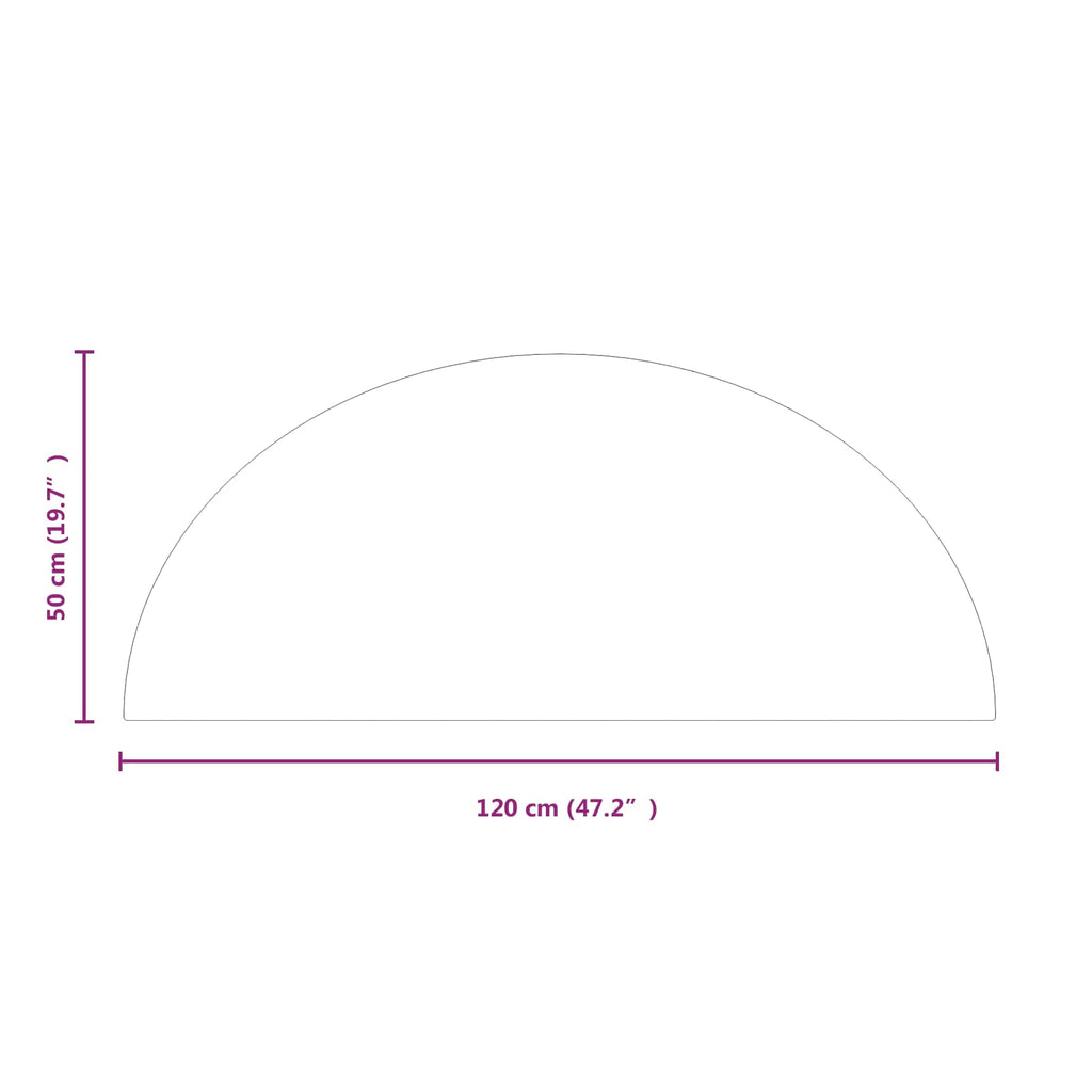vidaXL Szklana płyta kominkowa przezroczysty 1200 x 500 mm Szkło