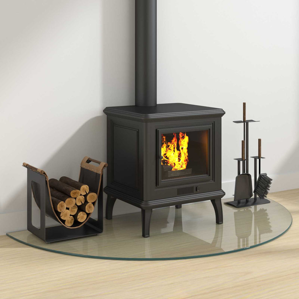 vidaXL Szklana płyta kominkowa przezroczysty 1200 x 600 mm Szkło