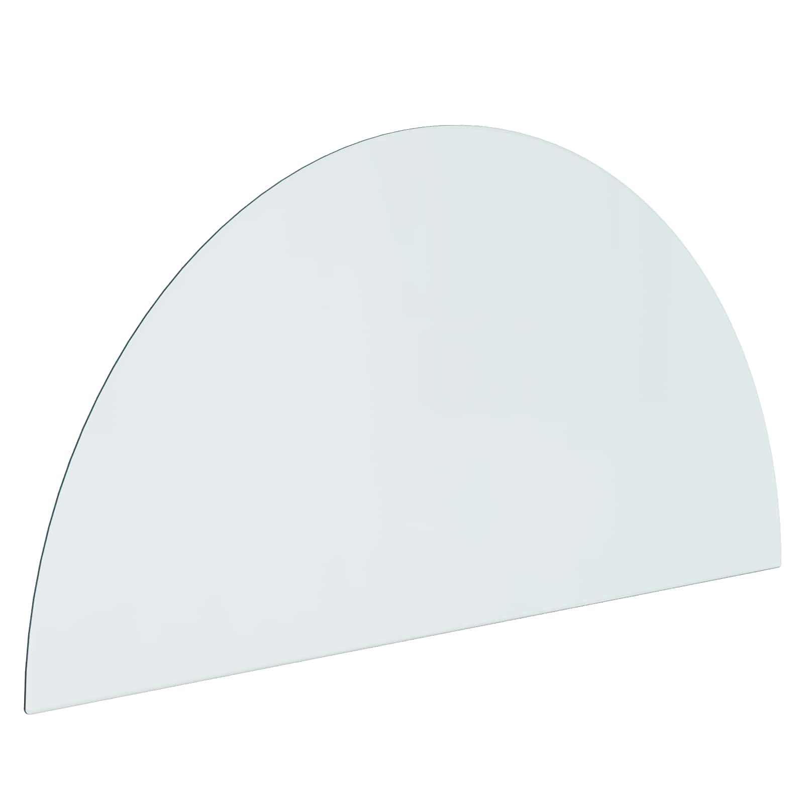 vidaXL Szklana płyta kominkowa przezroczysty 1200 x 600 mm Szkło